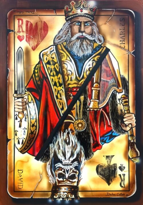 God save the King - Acrylique sur toile 130×89 cm