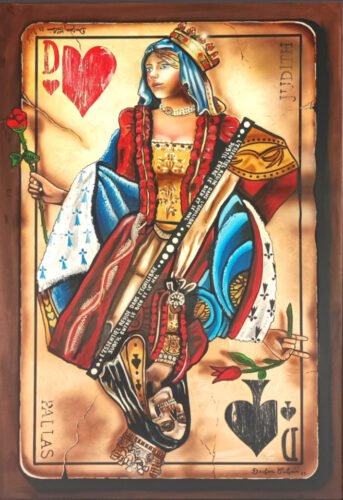 God save the Queen - Acrylique sur toile 130×89 cm