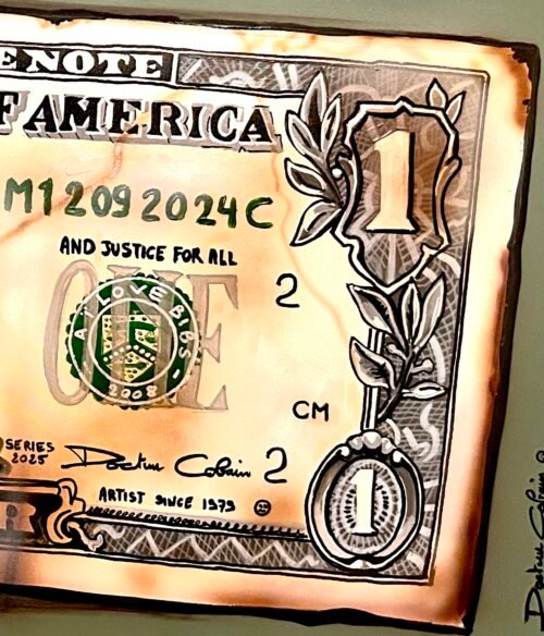 FATALITE, 2024 – Huile sur toile – 60x120 cm