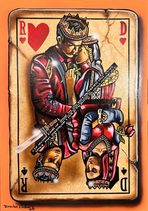 LA FIN EST LE DEBUT, 2025 – 92 x 65 cm