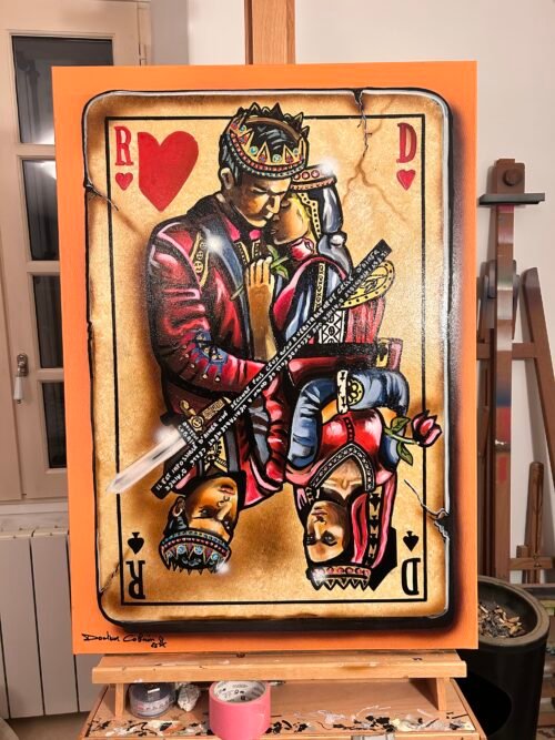 LA FIN EST LE DEBUT, 2025 – 92 x 65 cm