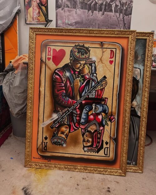 LA FIN EST LE DEBUT, 2025 – 92 x 65 cm